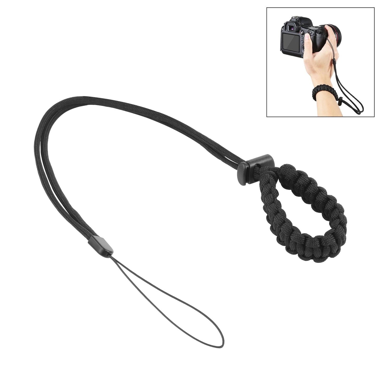 Adjustable Anti-Lost Camera Wrist Strap - Braided Sport-1915196508421099520
