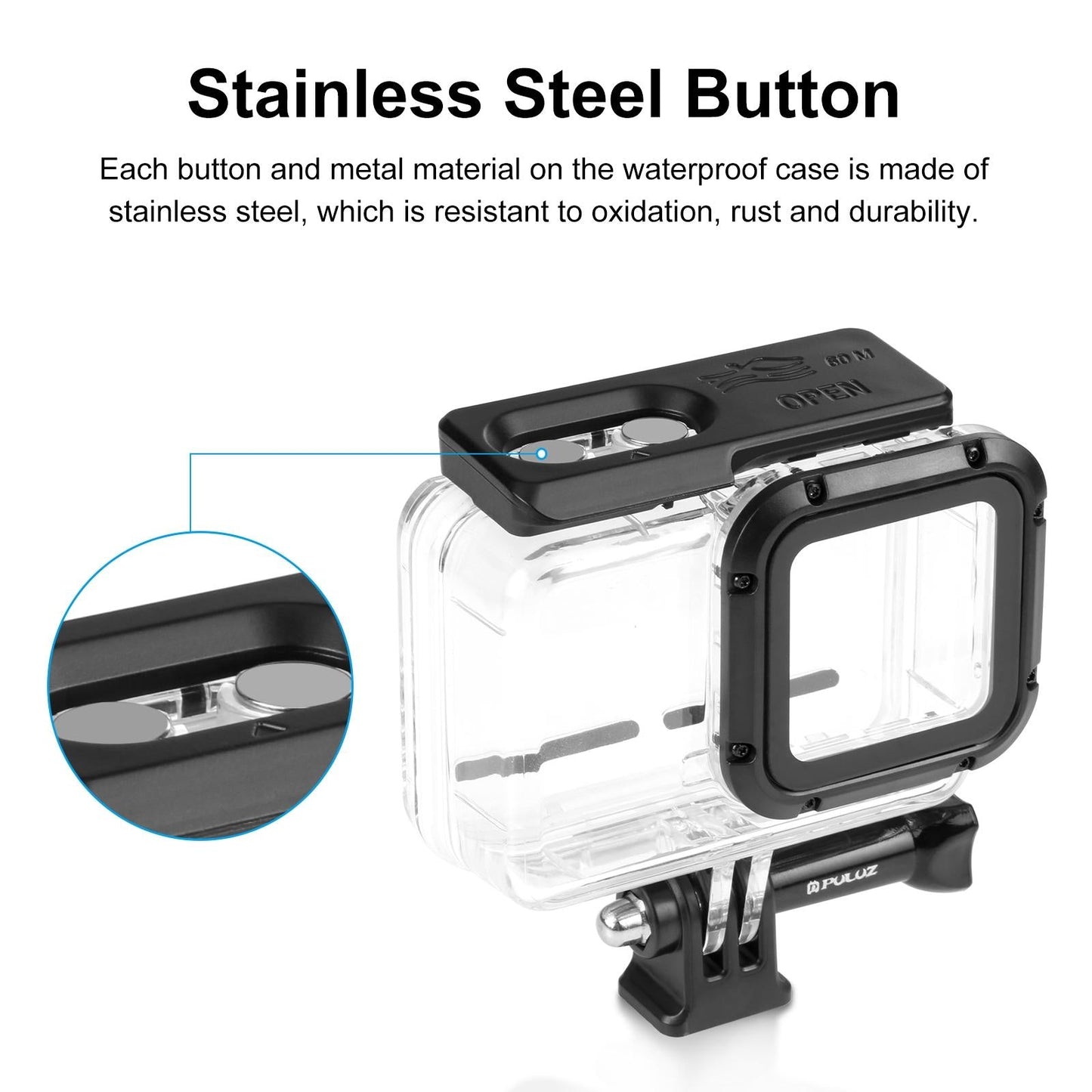 Waterproof 60M Diving Case For Insta360 One R 4K Camera-1915196603535331330