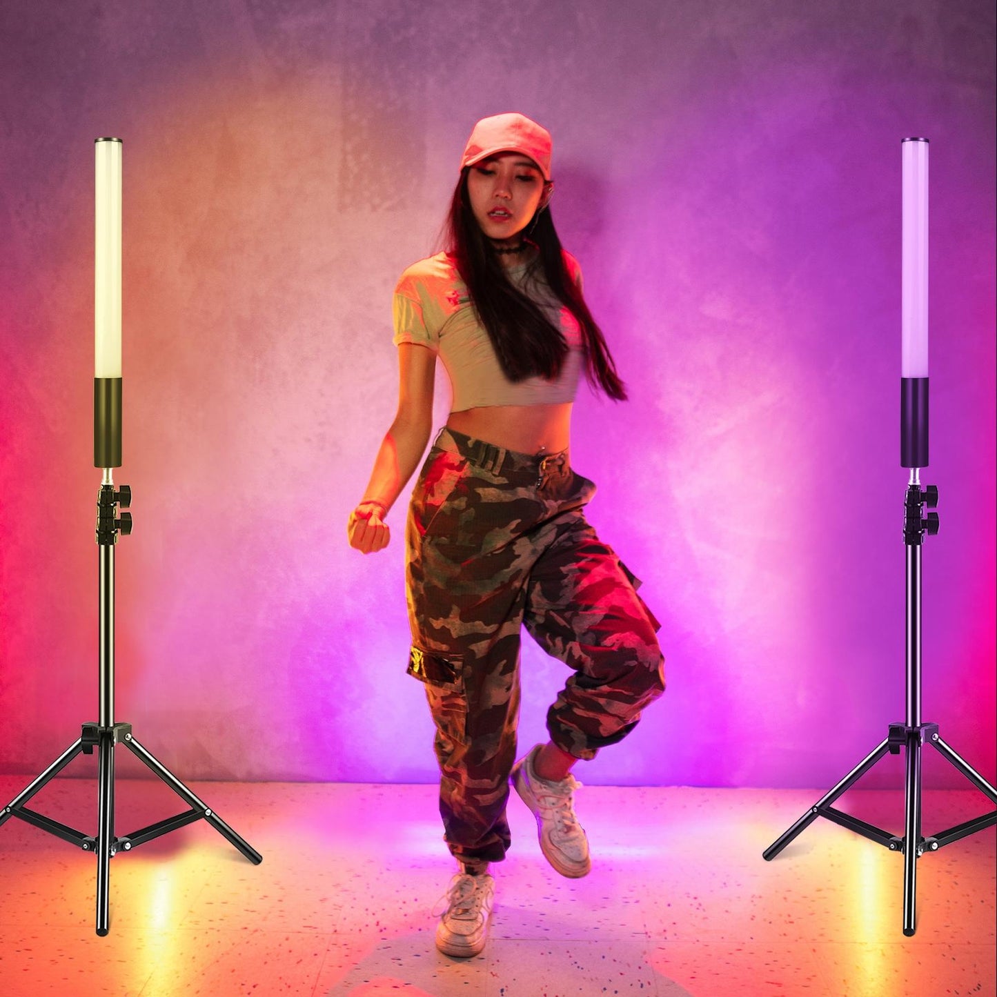 Handheld Rgb Beauty Fill Light - Metal Body 2500-9000K-1915197683195318278