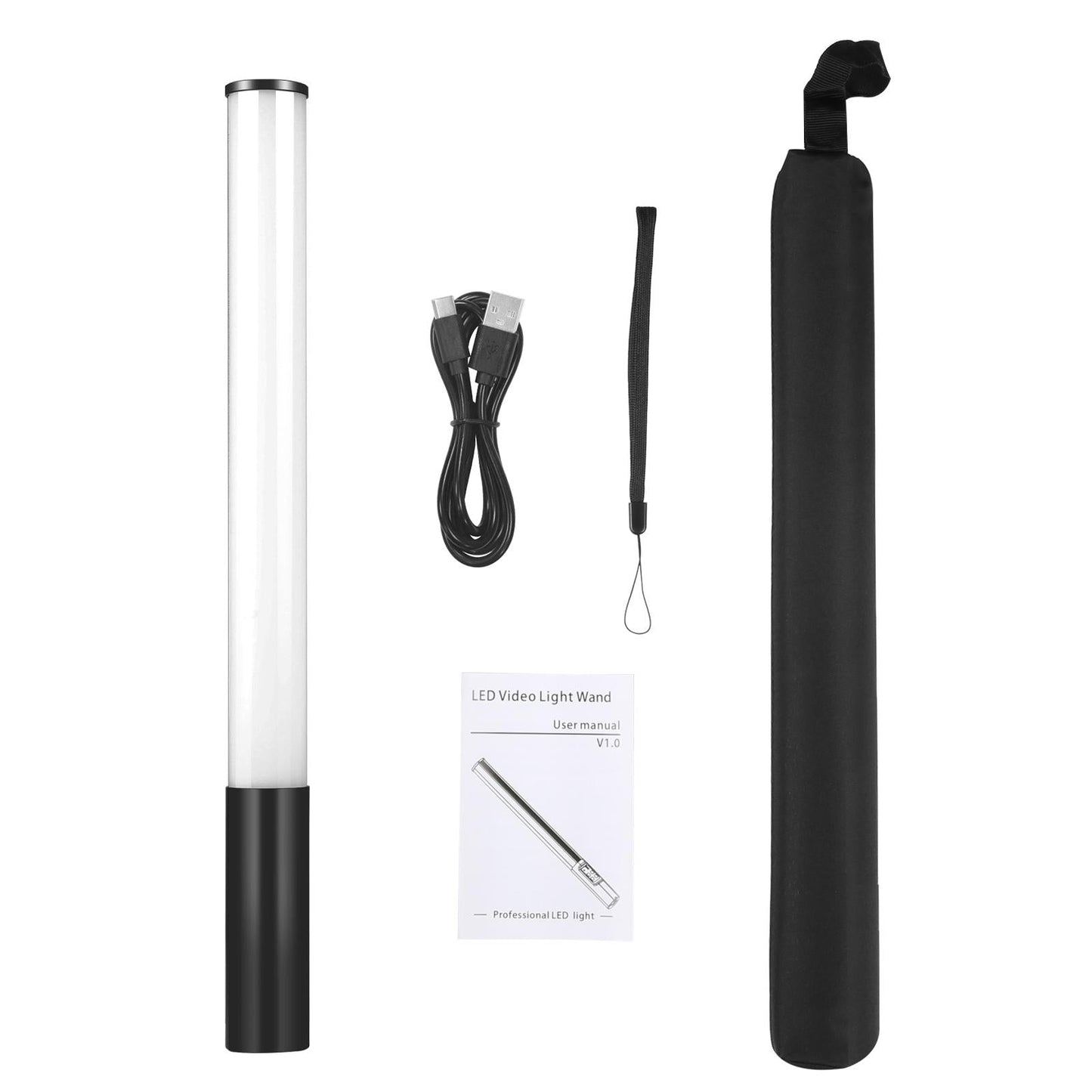 Handheld Rgb Beauty Fill Light - Metal Body 2500-9000K-1915197683195318280