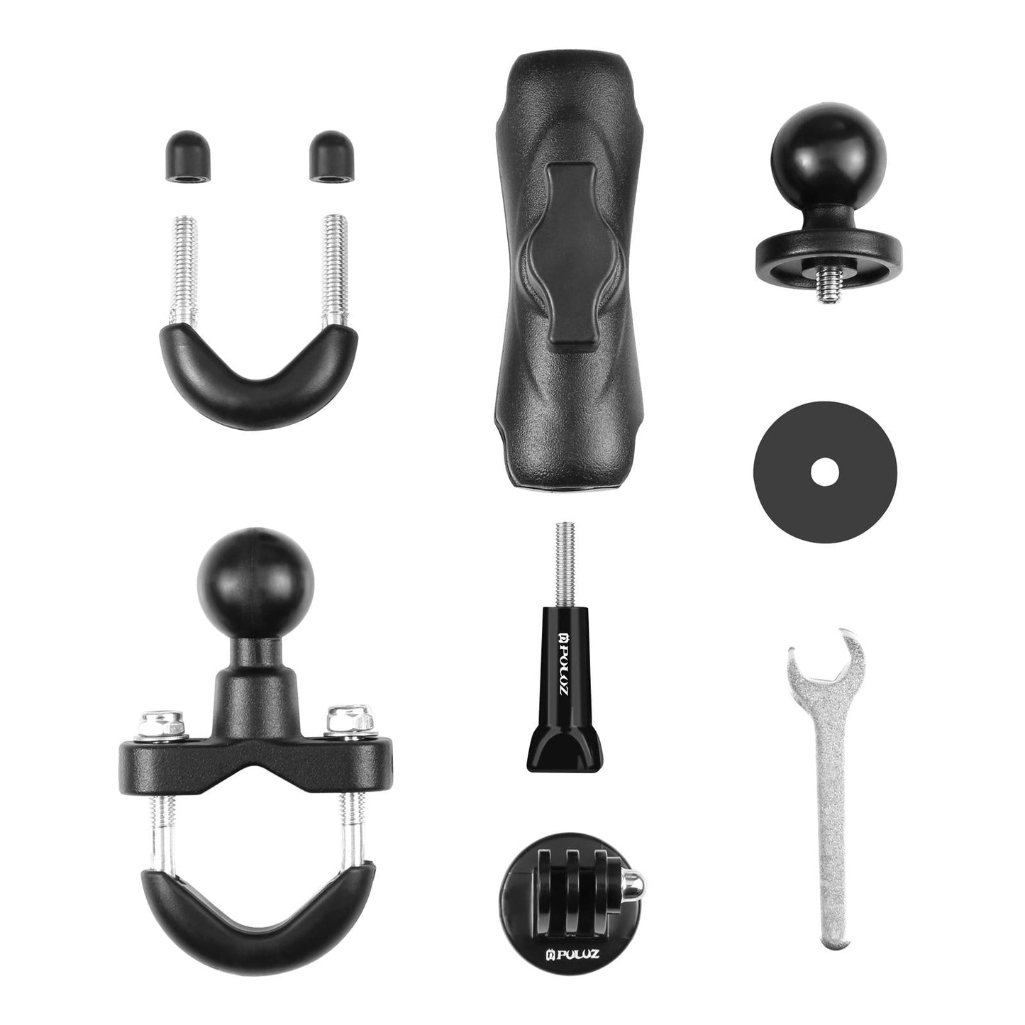 Motorcycle Handlebar Fixed Mount U Bolt Base Holder For Gopro And Other Action Cameras-1915196694312652806