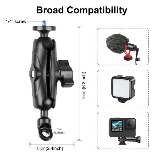 Universal Motorcycle Camera Mount For Gopro And Action Cams-1915196713044414465