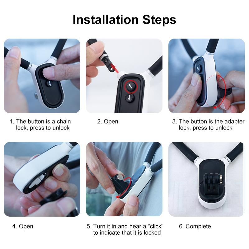 Universal Magnetic Collar Mount For Gopro And Phones-1915196498568679431