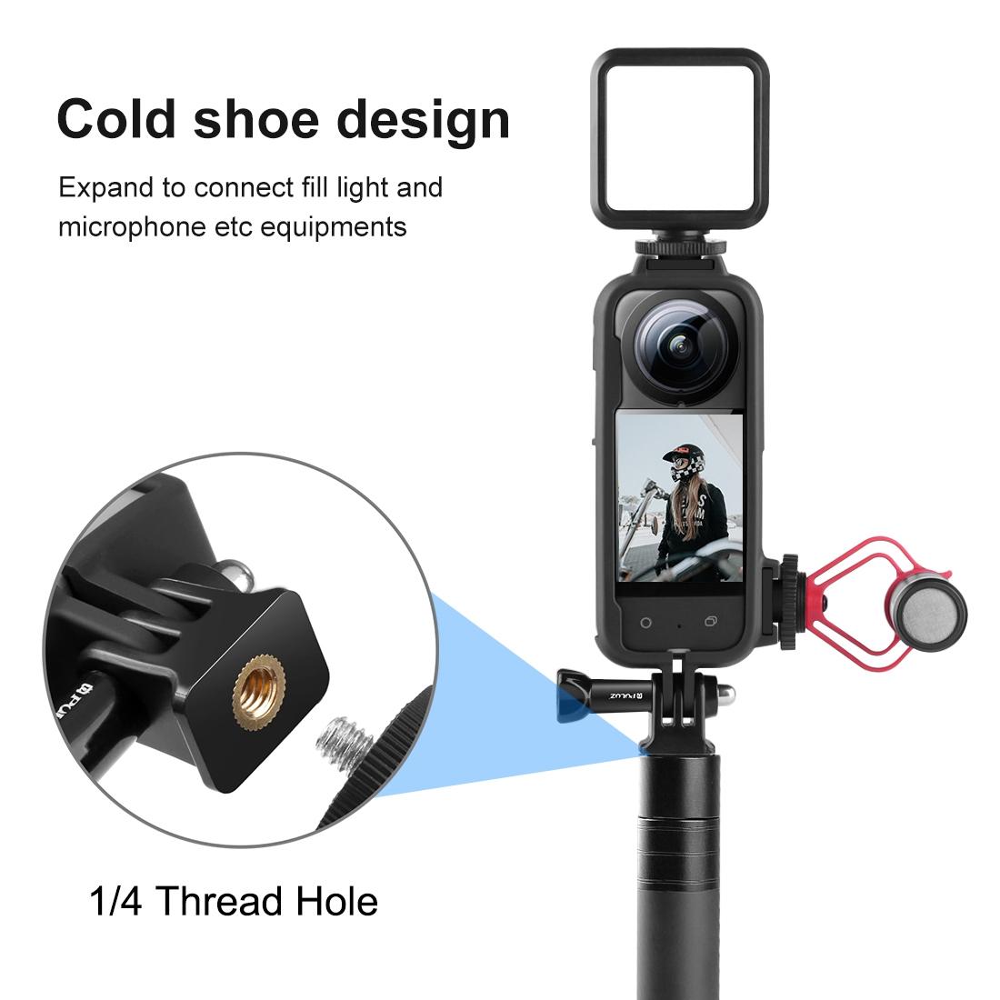 Insta360 X3 Cold Shoe Frame With Adapter And Screw-1915196498900029442