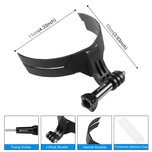 Motorcycle Helmet Chin Mount For Bending Action Camera-1915196799346413569
