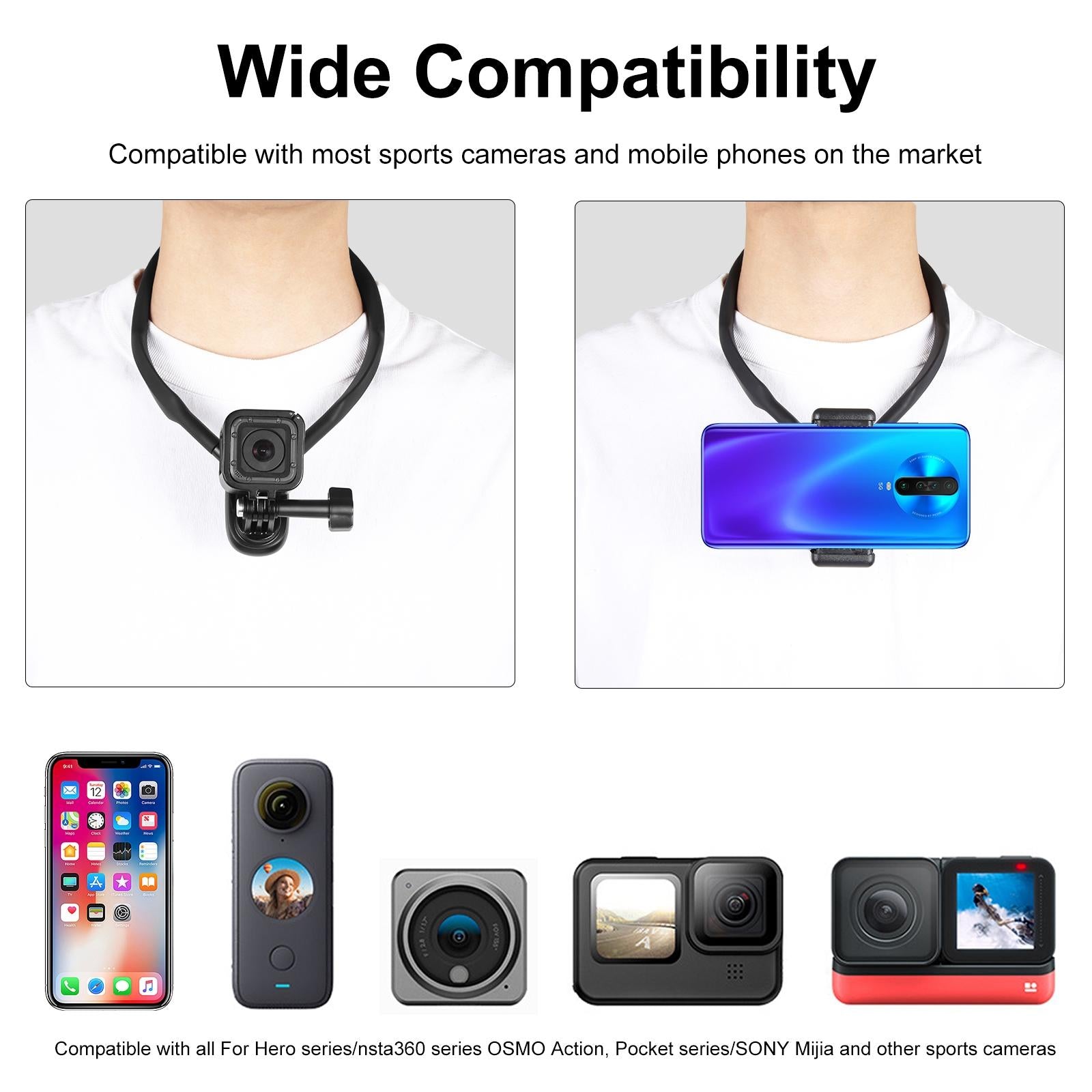 Flexible Neck Mount For Gopro Cameras-1915196739367866373