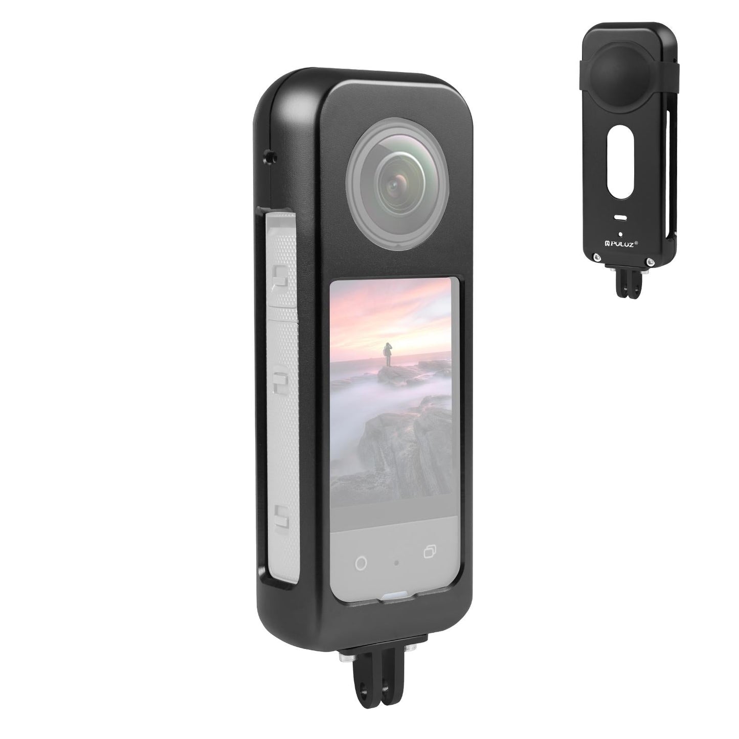 Metal Protective Cage For Insta360 X3 With Silicone Lens Cover-1915196755243307008