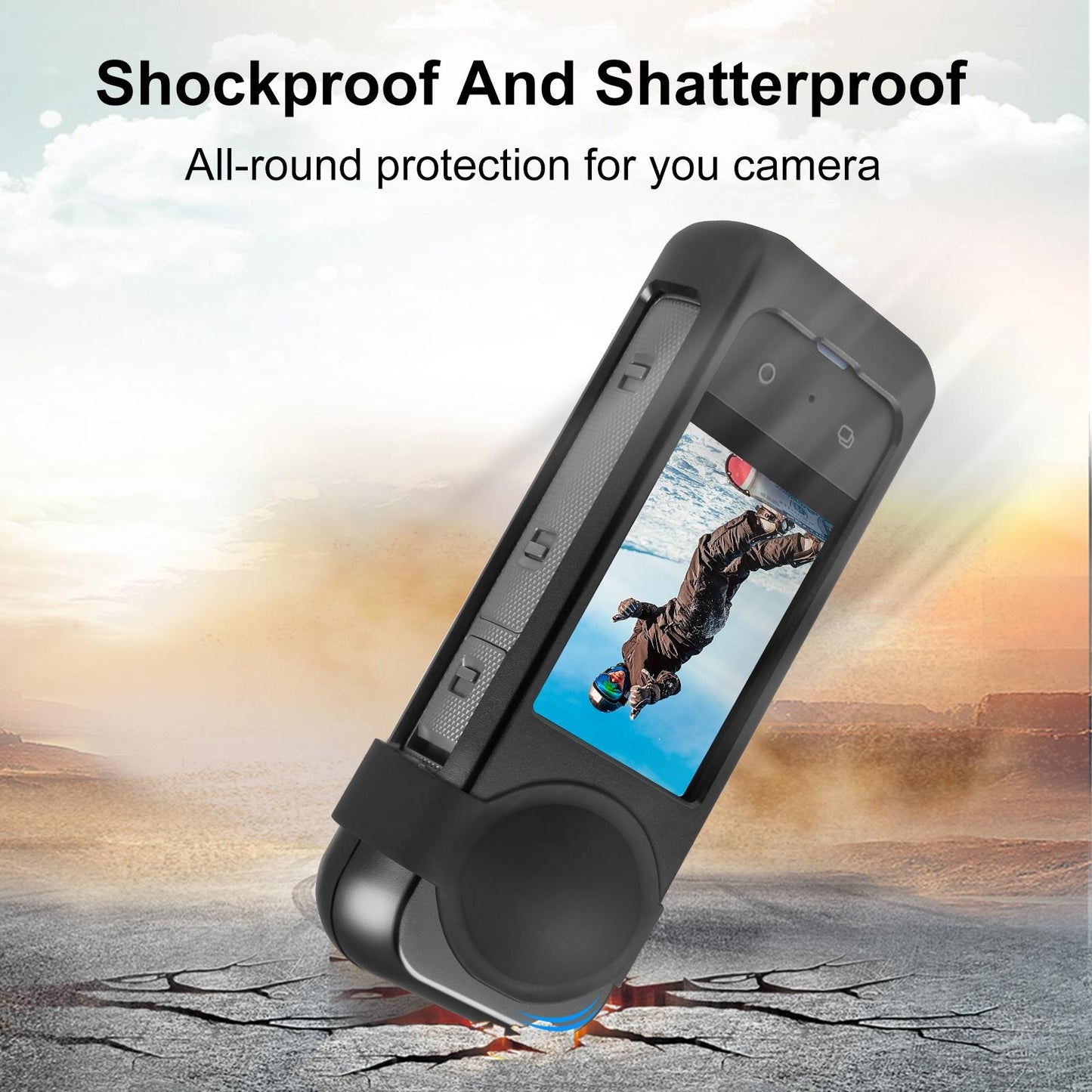 Metal Protective Cage For Insta360 X3 With Silicone Lens Cover-1915196755243307012