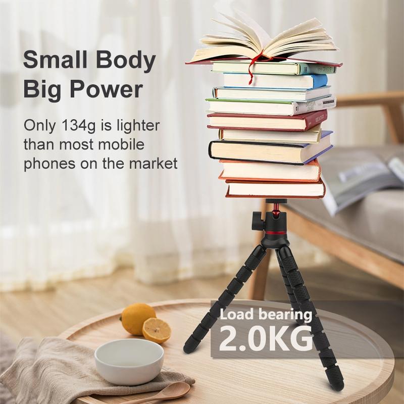 Flexible Mini Octopus Tripod With Remote For Slr Gopro Cellphone-1915198231025946628