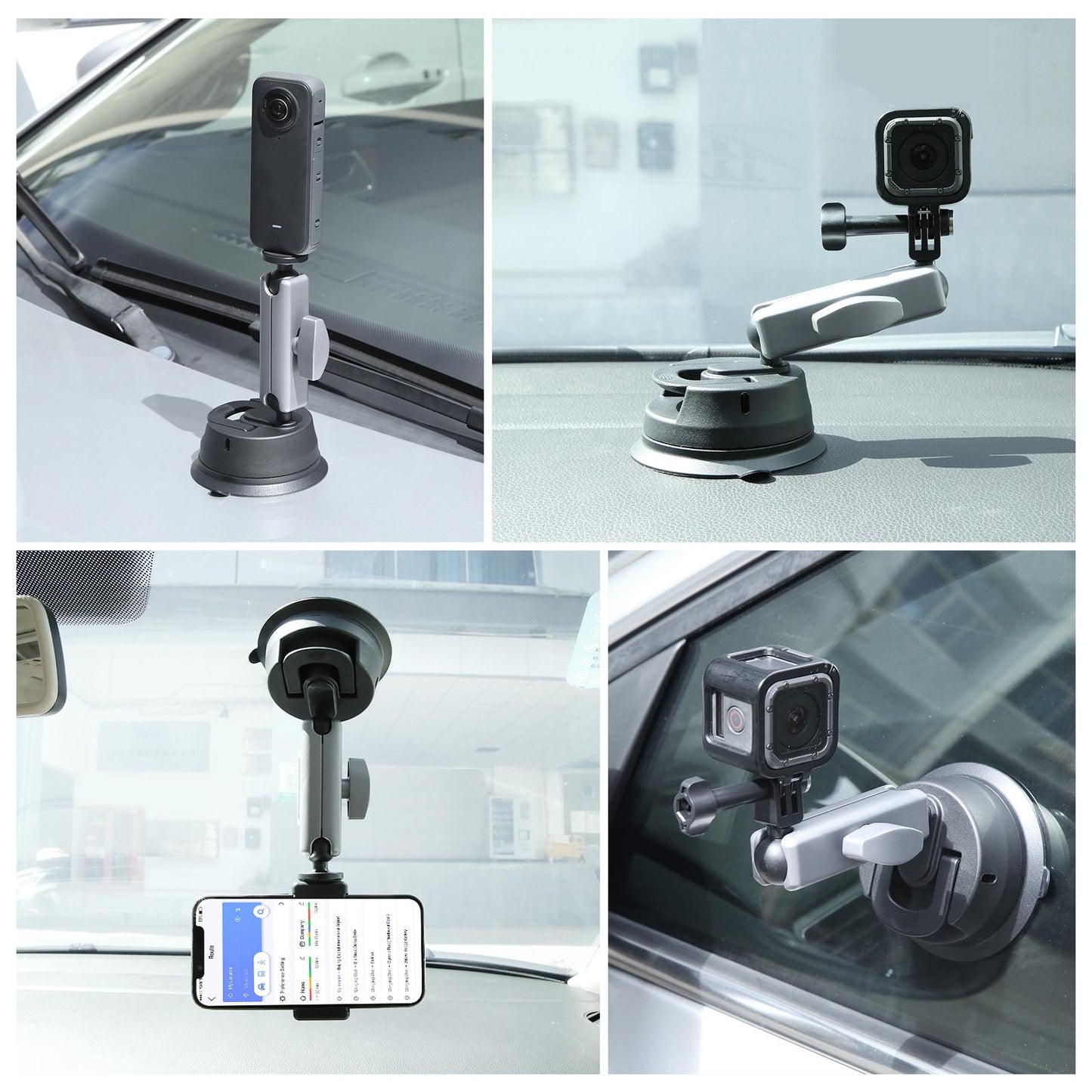Suction Cup Arm Mount With Adapter And Screw-1915197755559645191