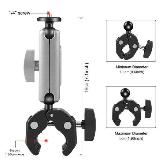 Motorcycle Pliers Mount With Adapter And Screw-1915196801892356097