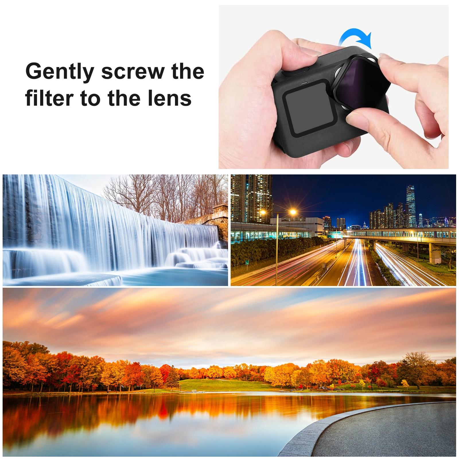 Compatible With Hero12 / 11 / 10 / 9 Gopro Action Camera Lens Filter-1915198422806302725