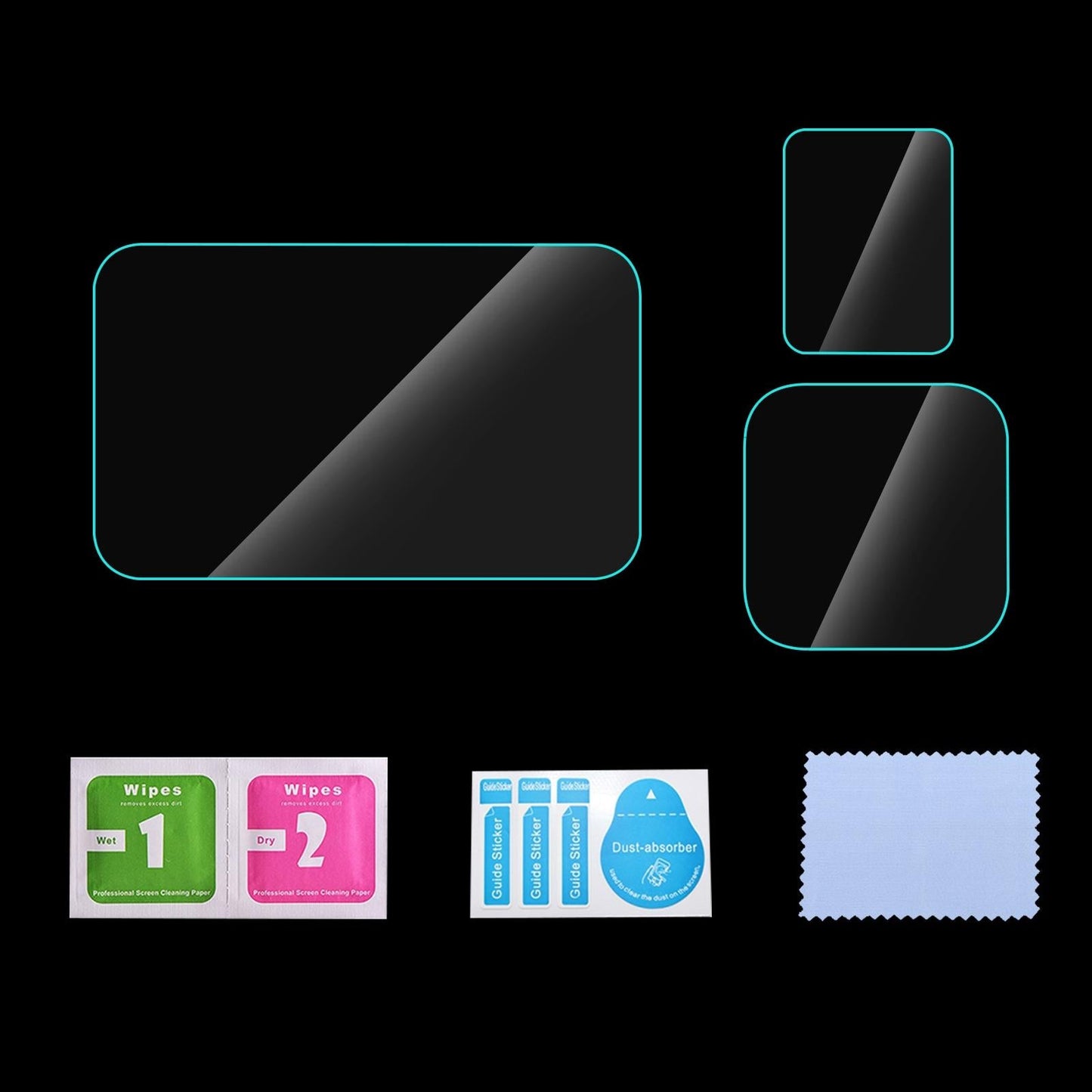 Tempered Glass Film For Rear And Front Screen - 3 In 1-1915196603237535750