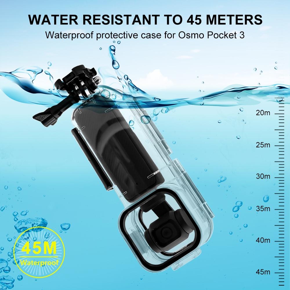 Waterproof Diving Case For Dji Pocket 3 - 45M Depth-1922443399995199494