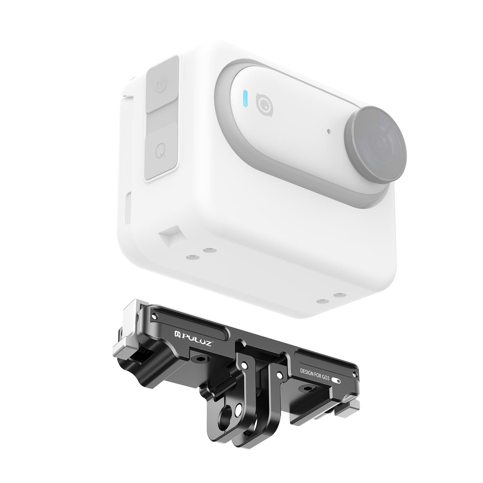 Aluminum Alloy Quick Release Base For Insta360 Go3 - Magnetic Mount-1915196724276760576