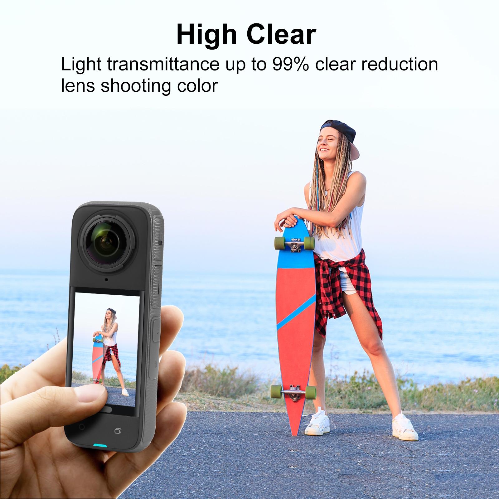 Curved Hd Tempered Glass Screen Protector For Insta360 X4 - 9H 2.5D-1915196606530064389