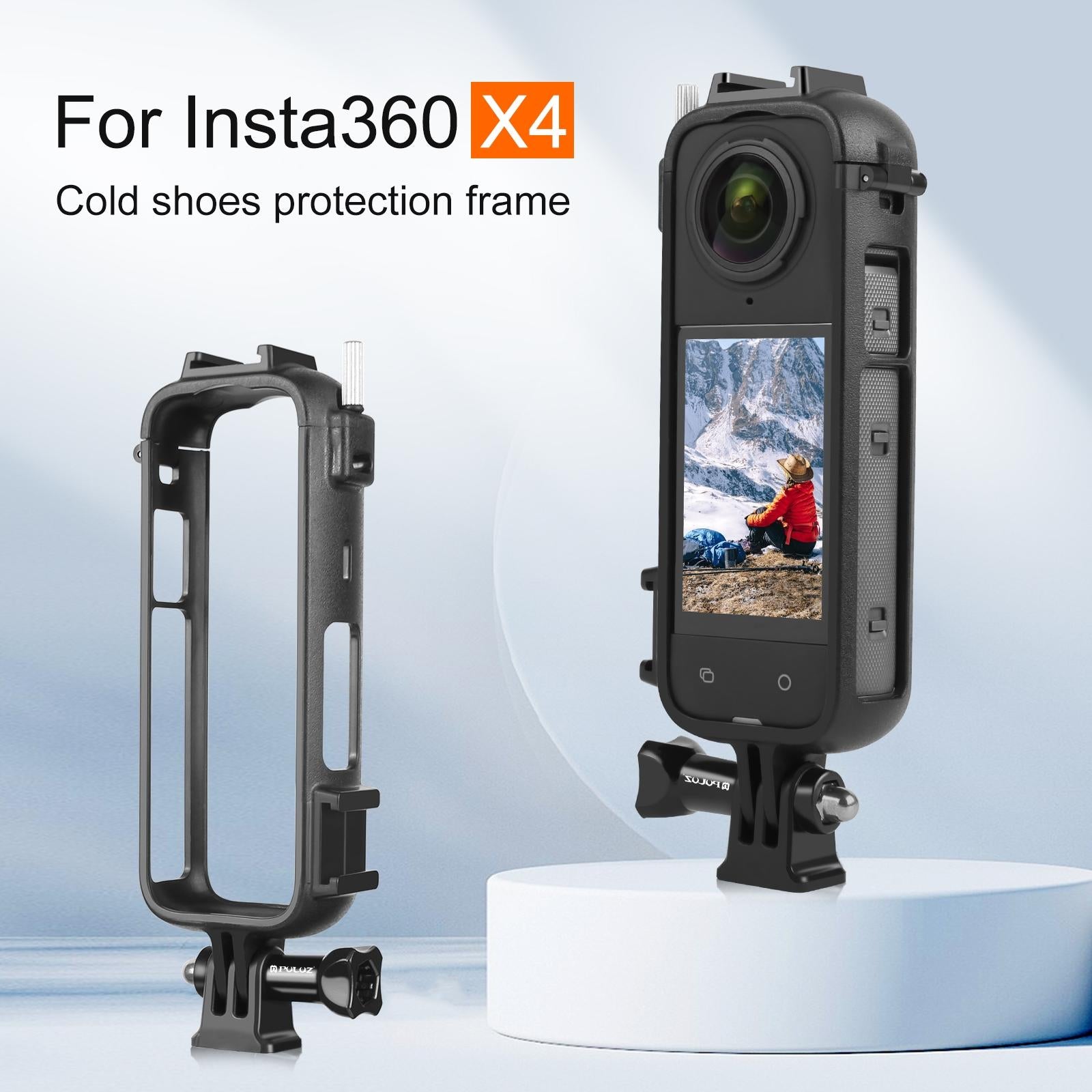 Insta360 X4 Cold Shoe Frame With Adapter And Screw-1922443410610982913