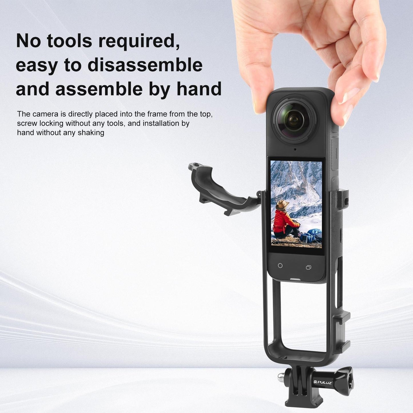 Insta360 X4 Cold Shoe Frame With Adapter And Screw-1922443410610982918