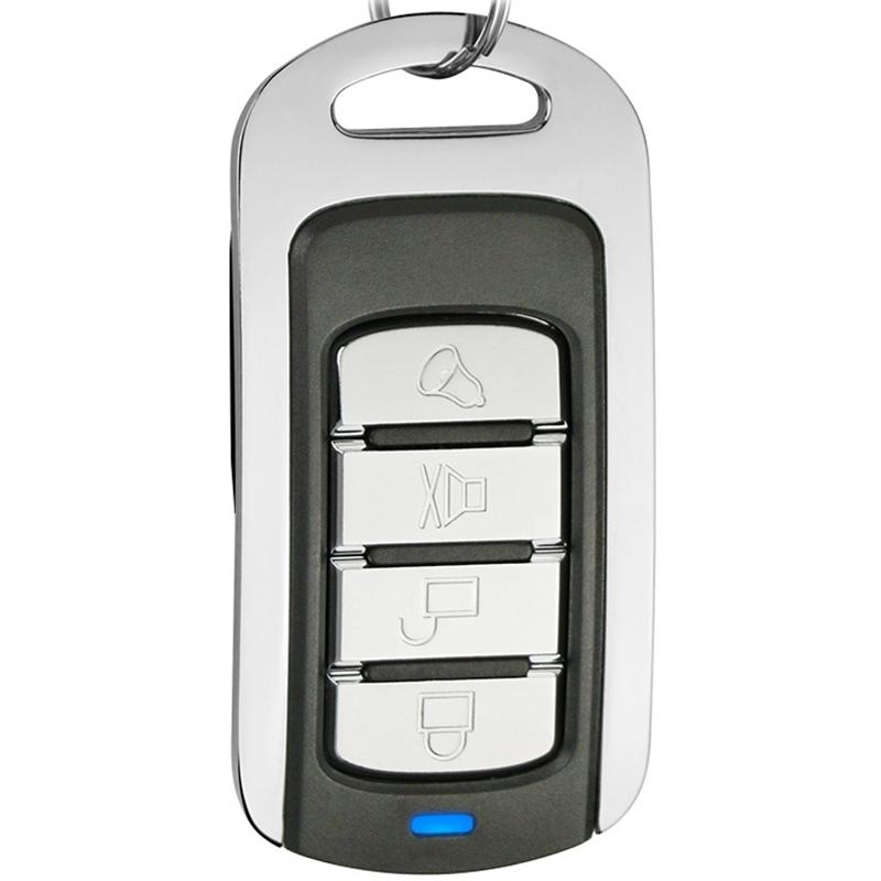 4-Button Metal Remote For Car Garage Door - 433Mhz-1915197109313867781