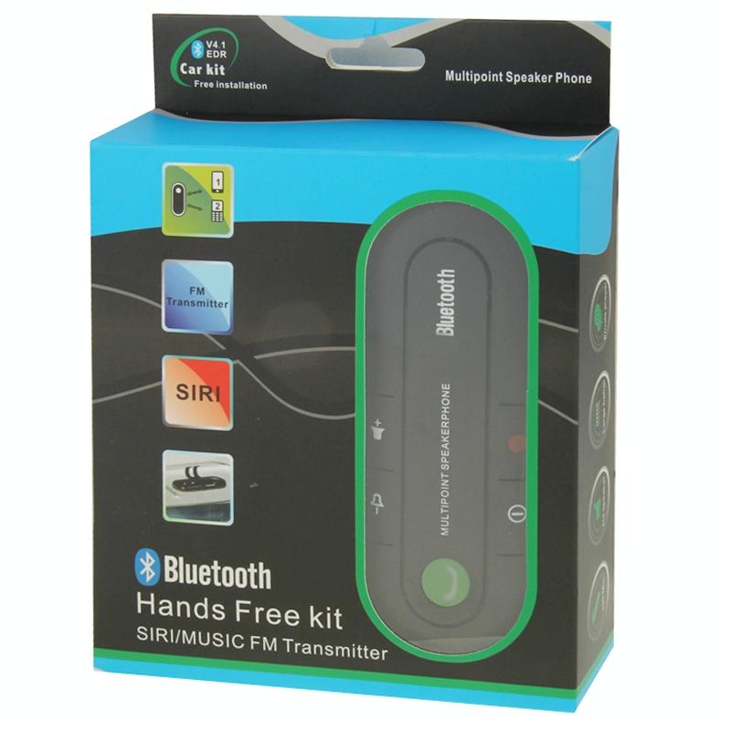 Hands-Free Bluetooth V4.1 Transmitter With Siri / Music - Black-1915196718002081800