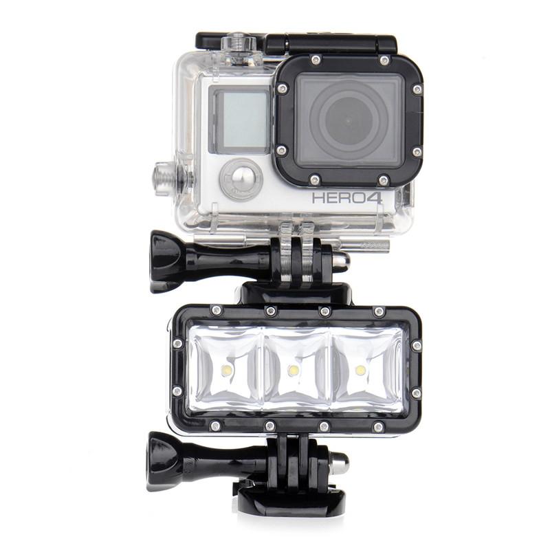 Waterproof Action Camera Light For Gopro Hero12 - 30M 300Lm-1915196735119036423