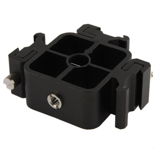 Triple Hot Shoe Mount Adapter For Flash And Light Stands-1915198264693624834