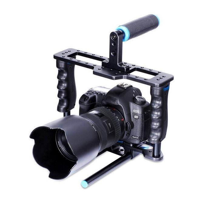 Camera Stabilizer With Protective Cage Handle And Top Set-1915197386234400773