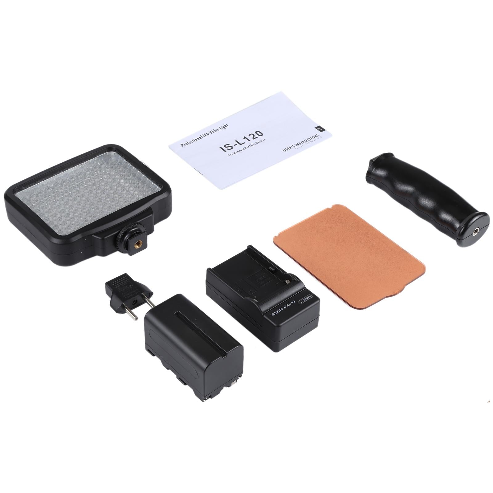 120 Led Video Light With Soft Sheets Yellow Filter And Sony Np-F770 / 750 Battery-1915197558918090757