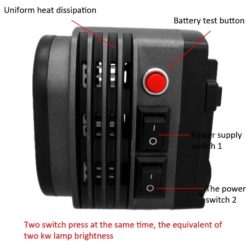 2 Led Video Light For Camera / Camcorder - Zf-2000-1915197905082388484