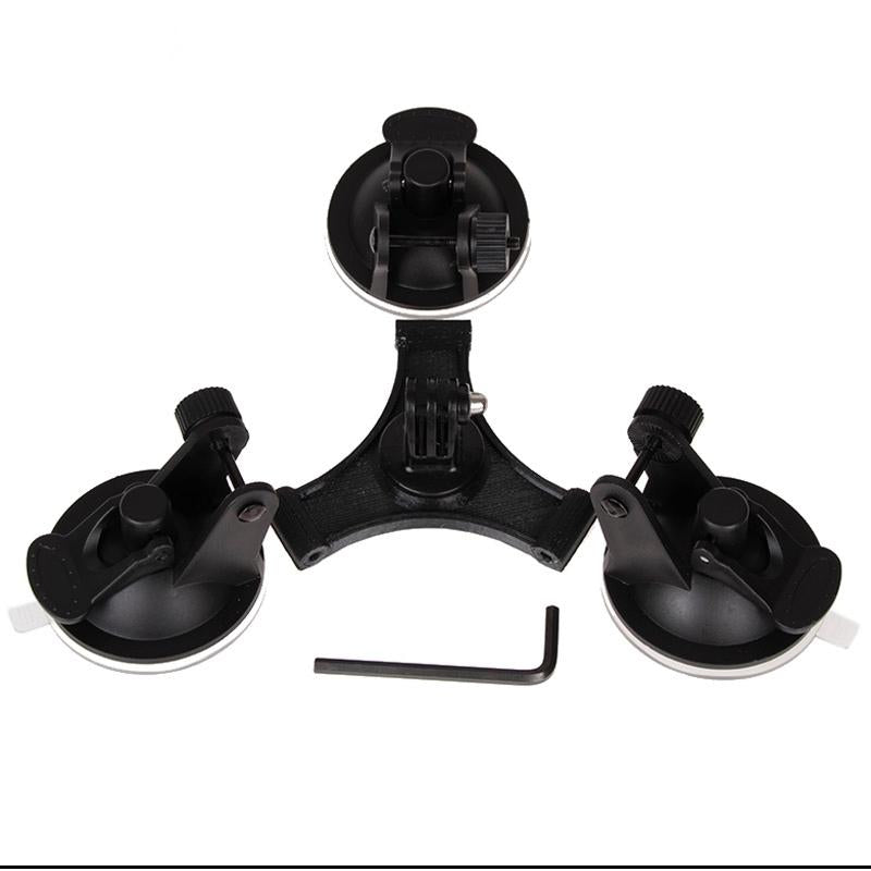 Triangle Suction Cup Mount For Gopro With Hex Screwdriver-1915197687838412802