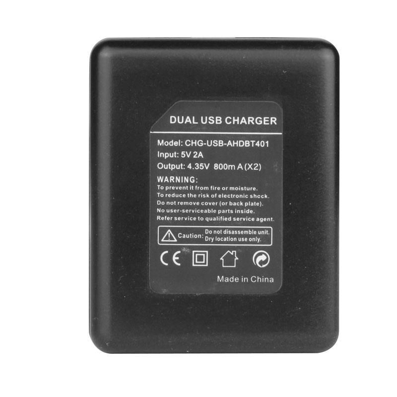 Portable Dual Usb Charger For Gopro Hero4 Batteries-1915196771089387523
