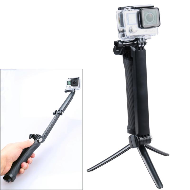 Extendable Monopod Tripod For Action Cameras - 3 Way Multi Function-1915198235325108225