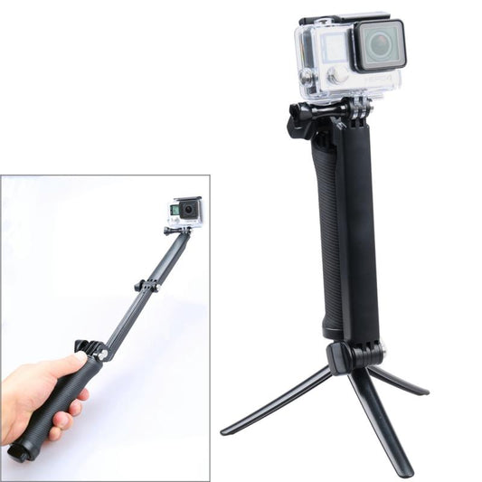 Extendable Monopod Tripod For Action Cameras - 3 Way Multi Function-1915198235325108225