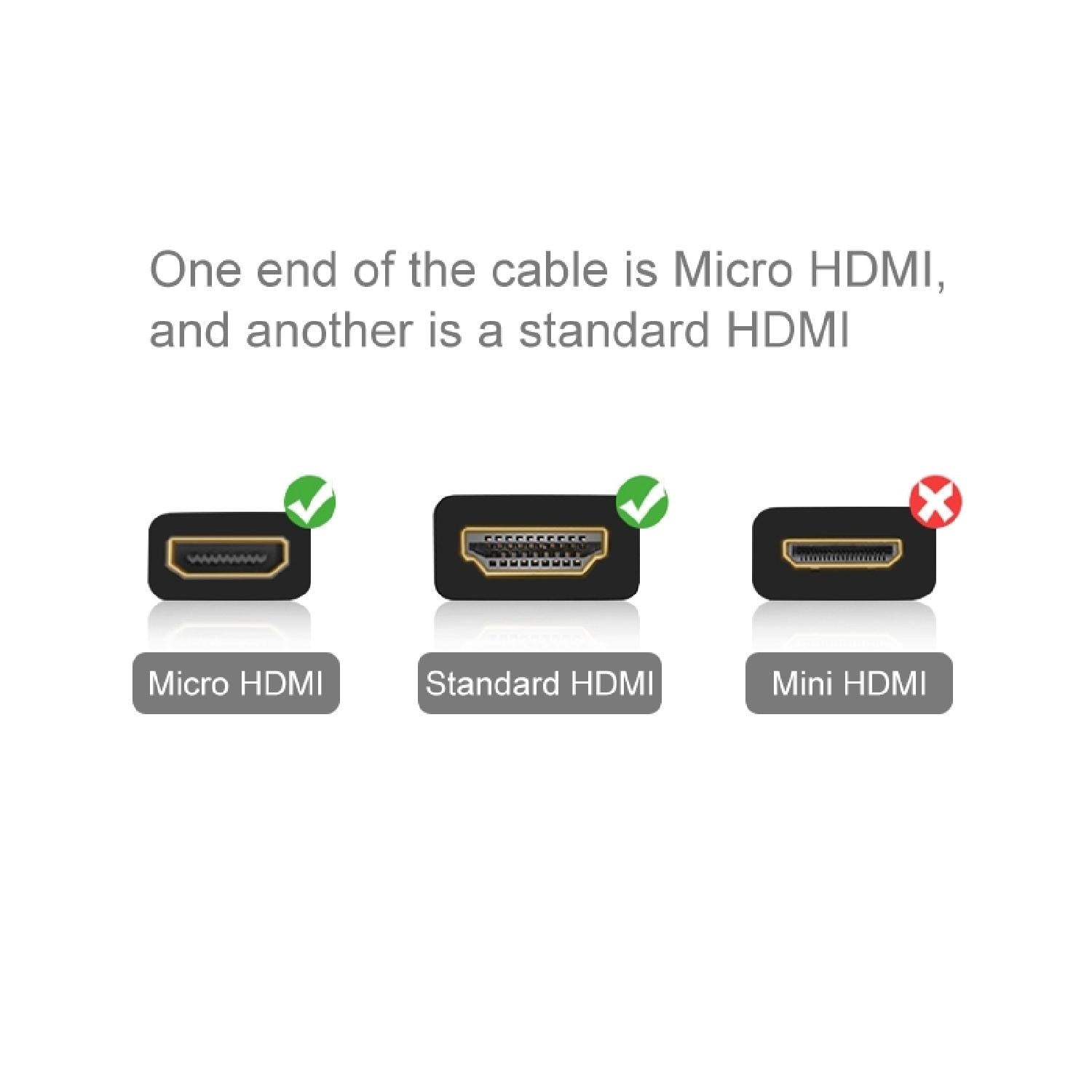 Full Hd 1080P Micro Hdmi Cable For Xiaomi Xiaoyi - 1.5M-1915197215383621636