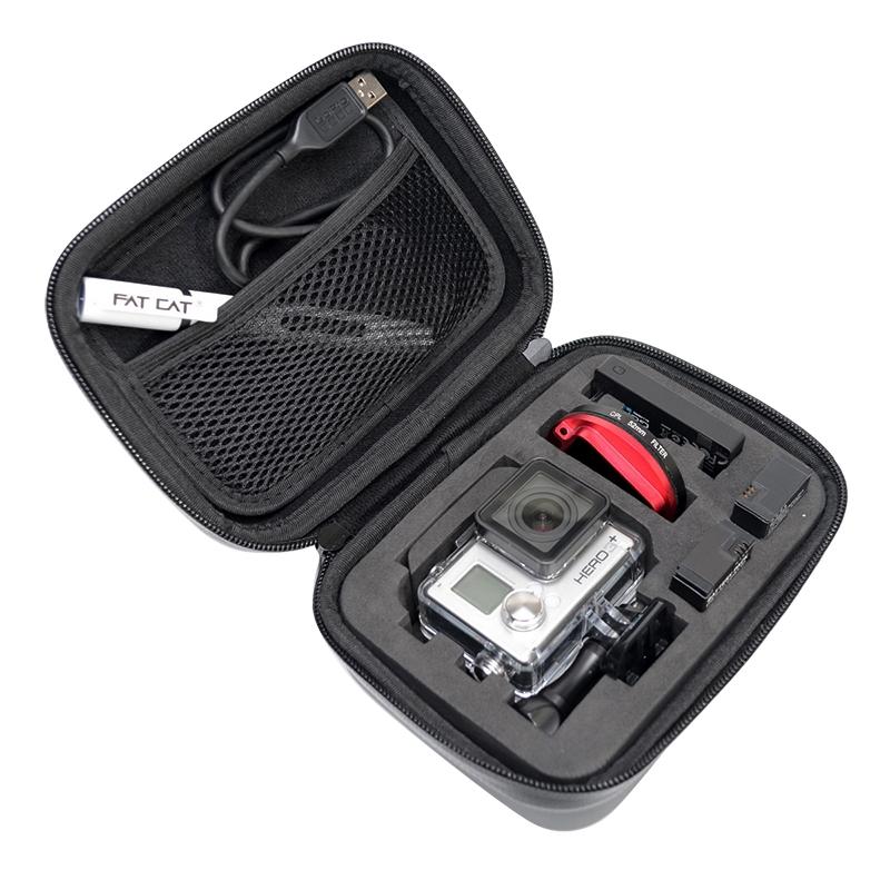 Portable Shockproof Waterproof Travel Case For Action Cameras - Fits Gopro Insta360 Dji - 16Cm X 12Cm X 7Cm-1915197750107049989