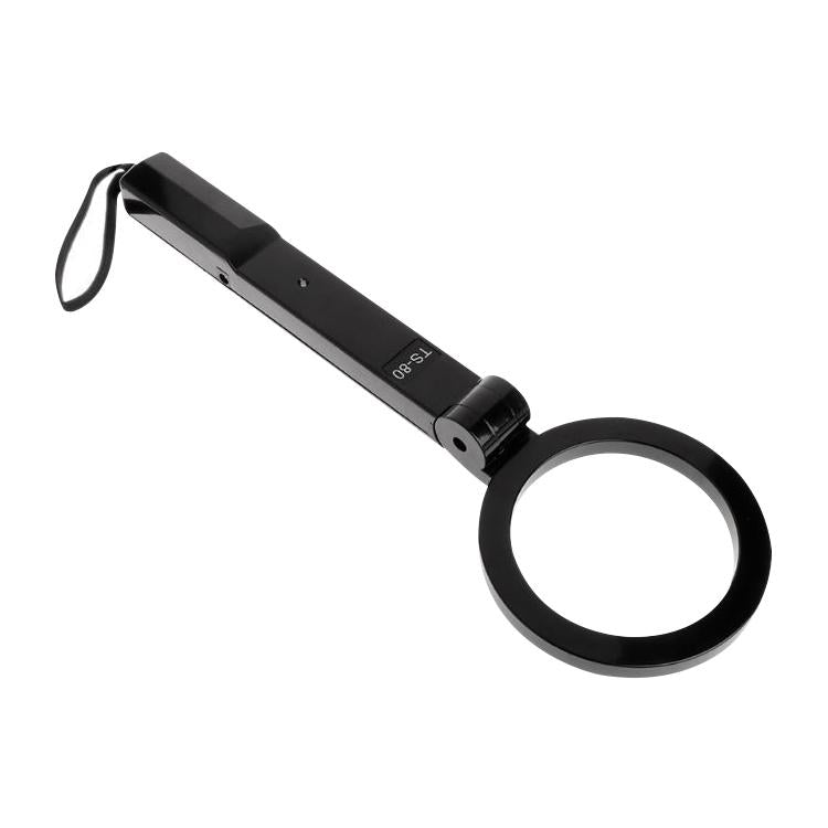Portable Hand-Held Metal Detector - Folding Black-1915198297832820737