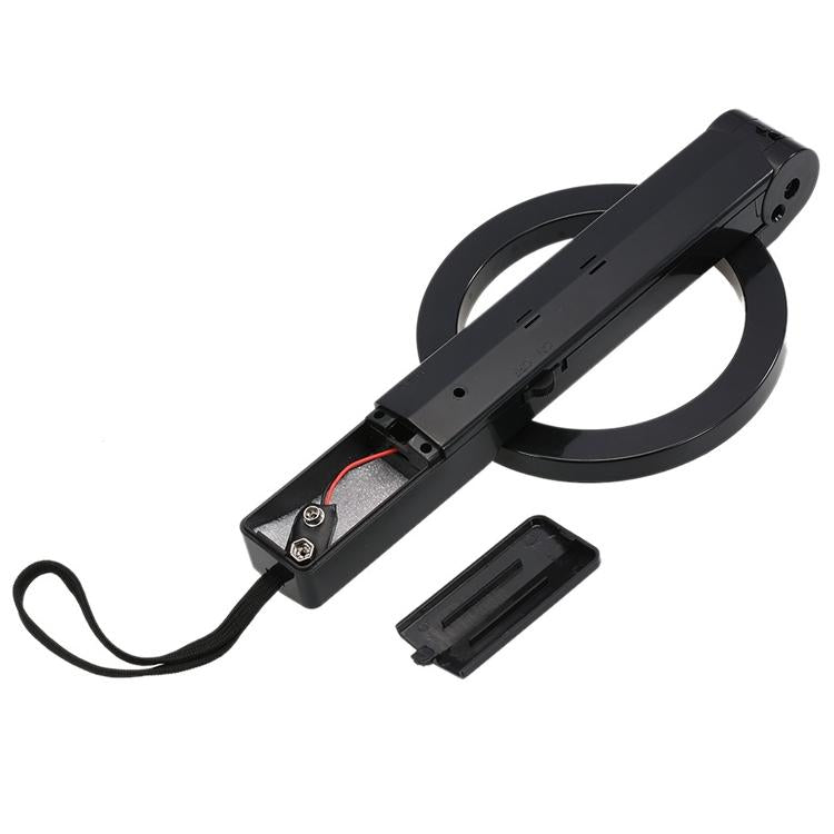 Portable Hand-Held Metal Detector - Folding Black-1915198297832820739