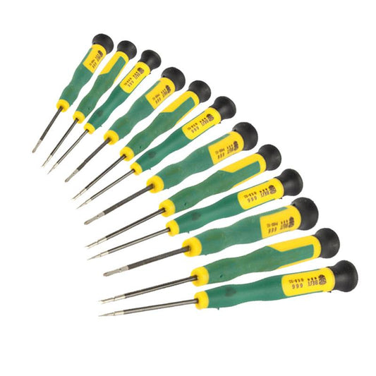 12-Piece Precision Screwdriver Set For Repairing T2-T8 Devices - Green-1915198058858156033
