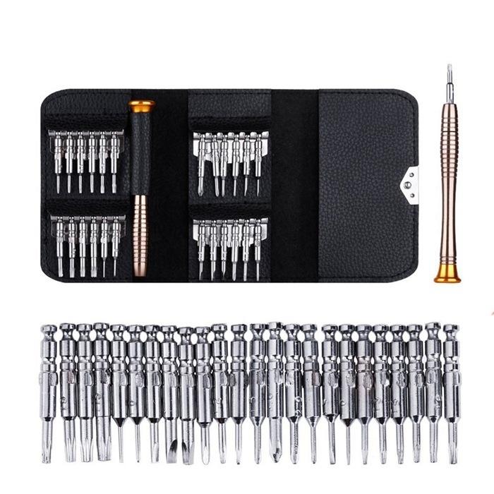 25-Piece Precision Screwdriver Set For Electronics With Shek Packaging-1915197498373312519