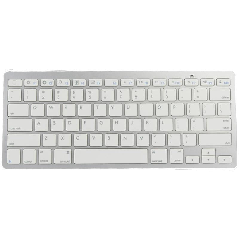Ultra-Thin Bluetooth Keyboard For Ipad Air / Mini Iphone Ps3 - White-1915197632926584834