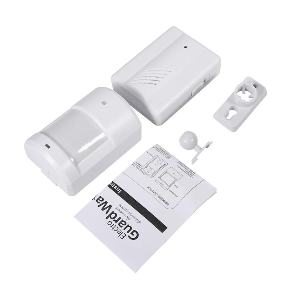 Wireless Doorbell With Electro Guard Ir Detection - White-1915196998269669380