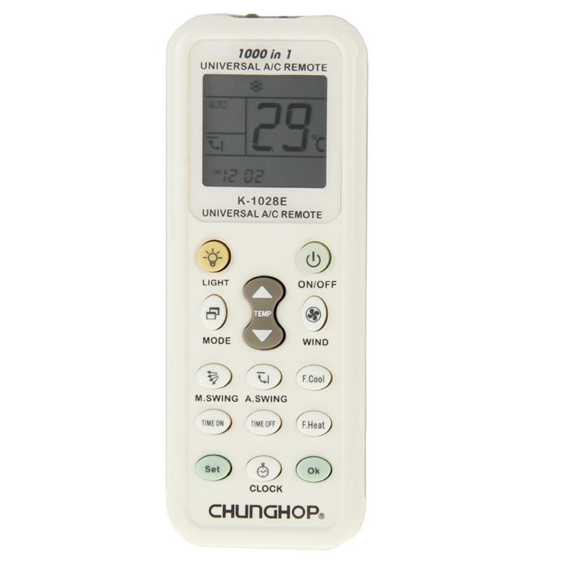 Universal A / C Remote Controller With Flashlight - 1000 Functions - White-1915198275288436737
