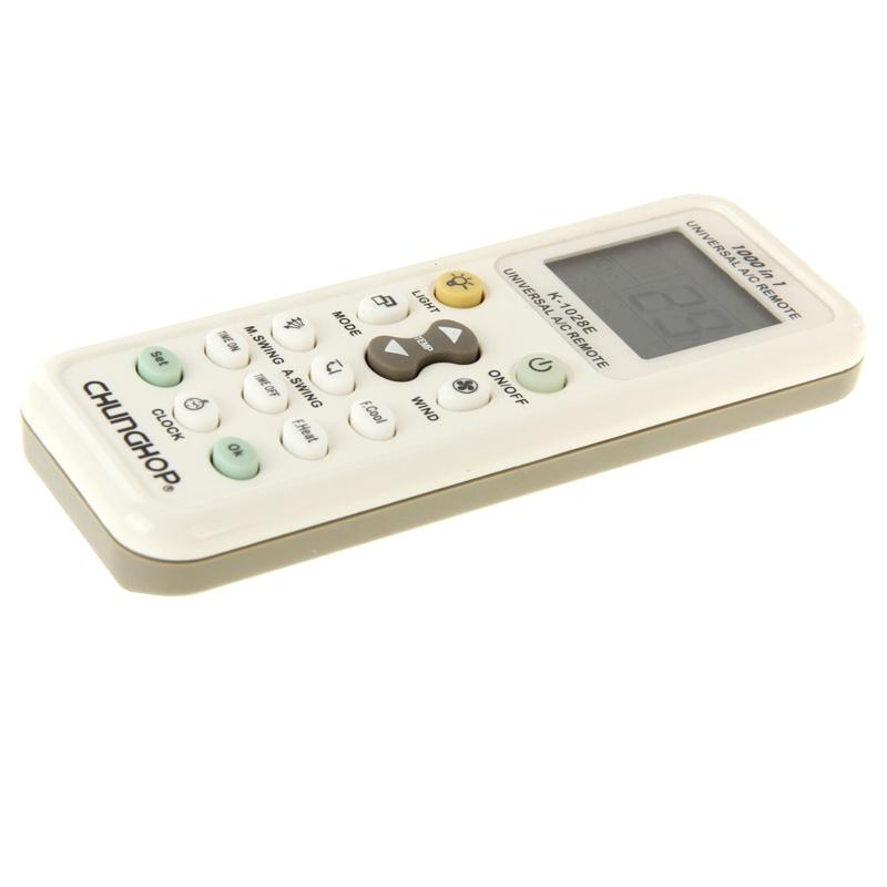 Universal A / C Remote Controller With Flashlight - 1000 Functions - White-1915198275288436738