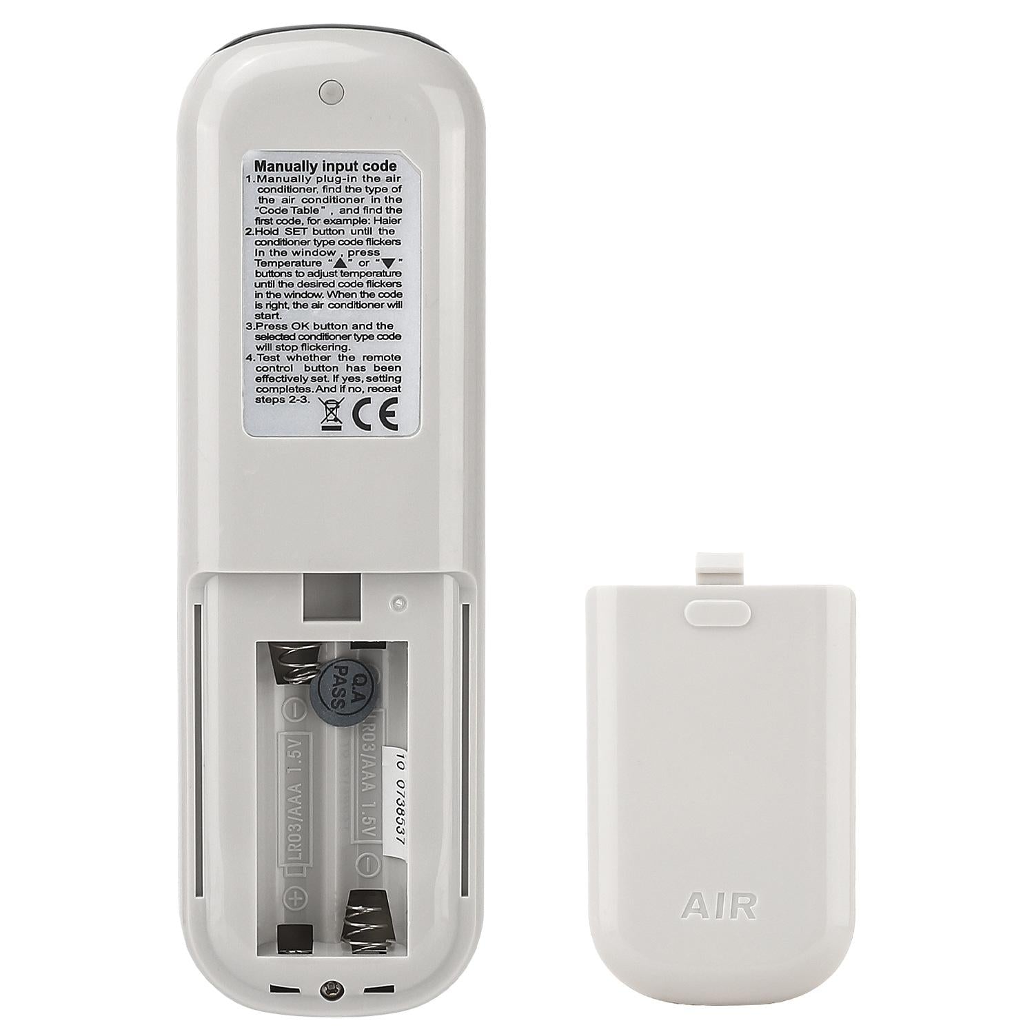 Grey Universal A / C Remote Control - K-1010E Compatible-1915197797292969986