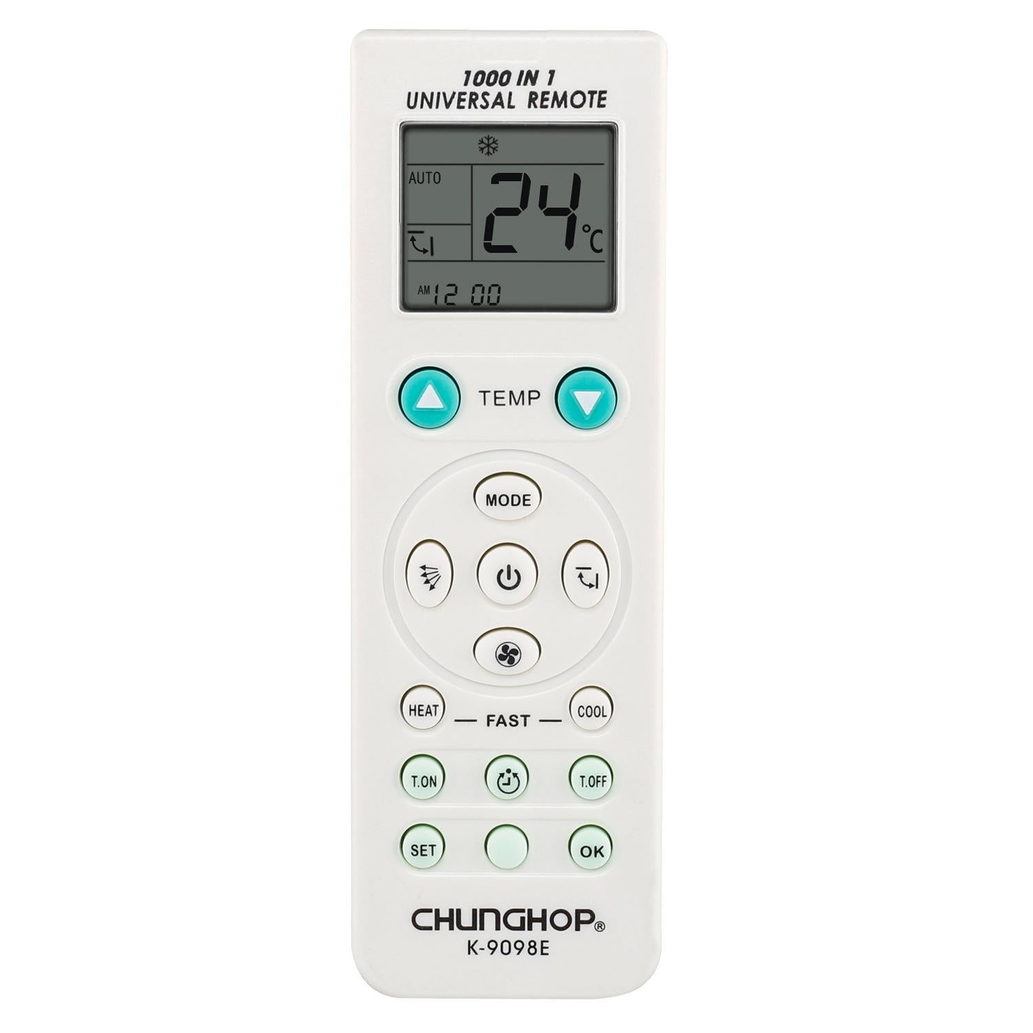 Universal A / C Remote Control - White K-9098E-1915197162677997568