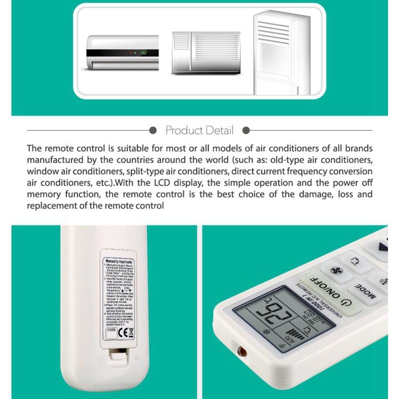Universal A / C Remote Control - Compact And Versatile-1915197862795415555