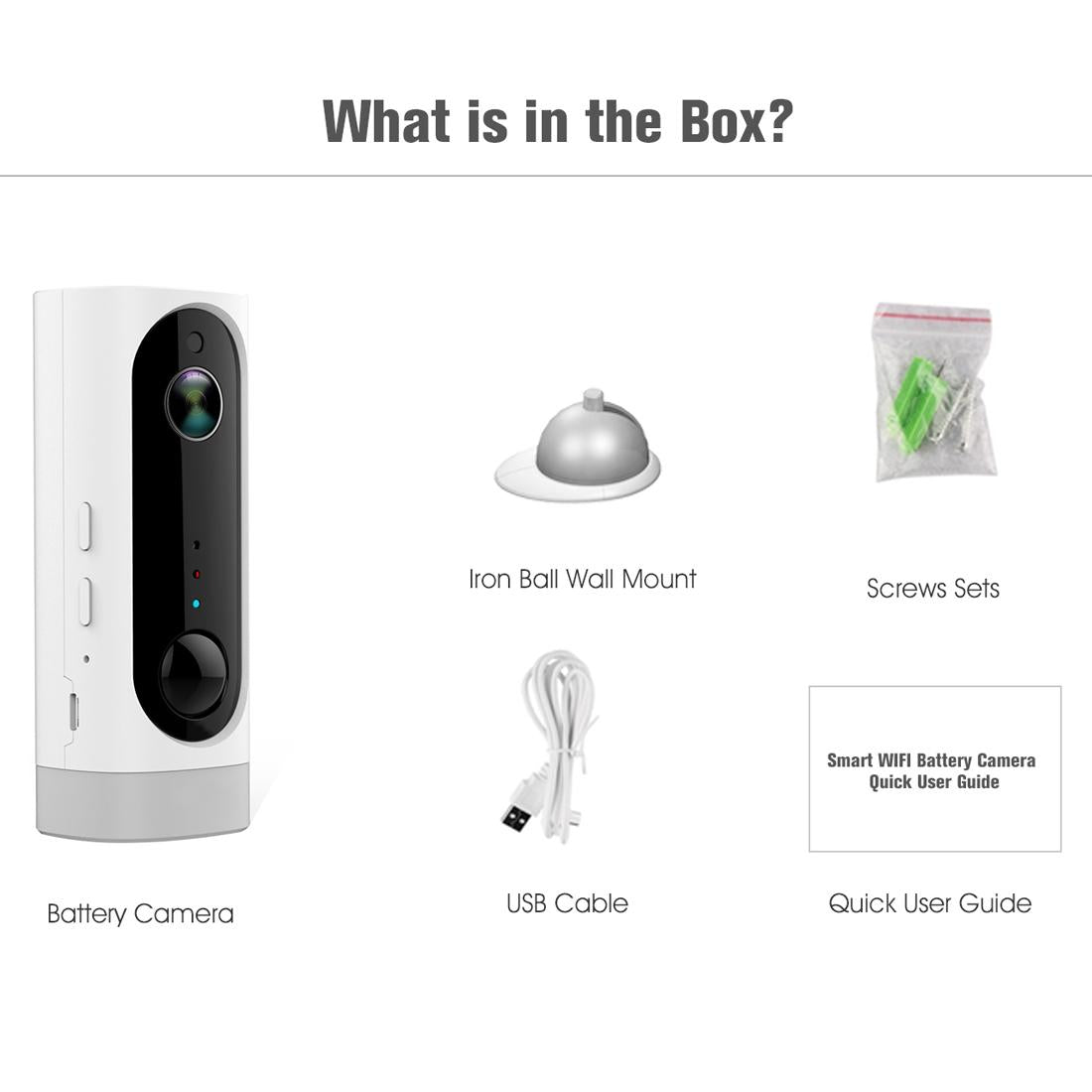720P Wifi Camera With Night Vision Motion Detection Two-Way Audio And Rechargeable Battery-1915198382708756487
