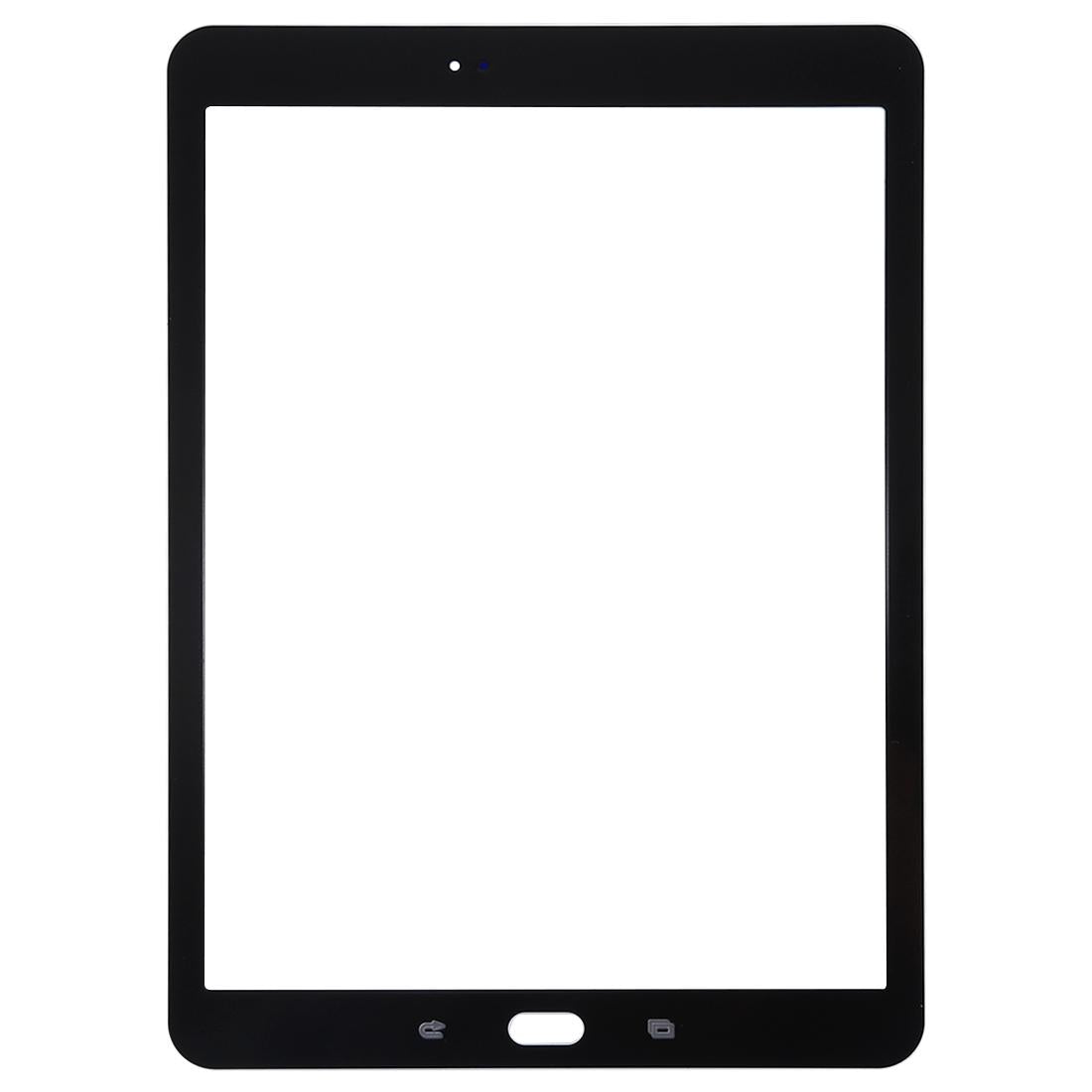 9.7 Front Screen Glass Lens For Galaxy Tab S2 - Black-1915196586598731778