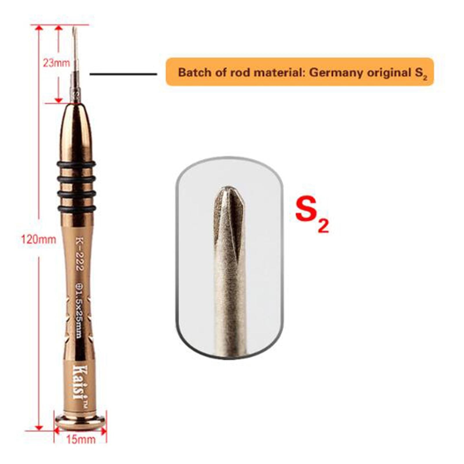 Kaisi K222 Precision Screwdriver Set For Mobile Phone And Tablet Repair - Y Shape 0.6-1915198396499628035