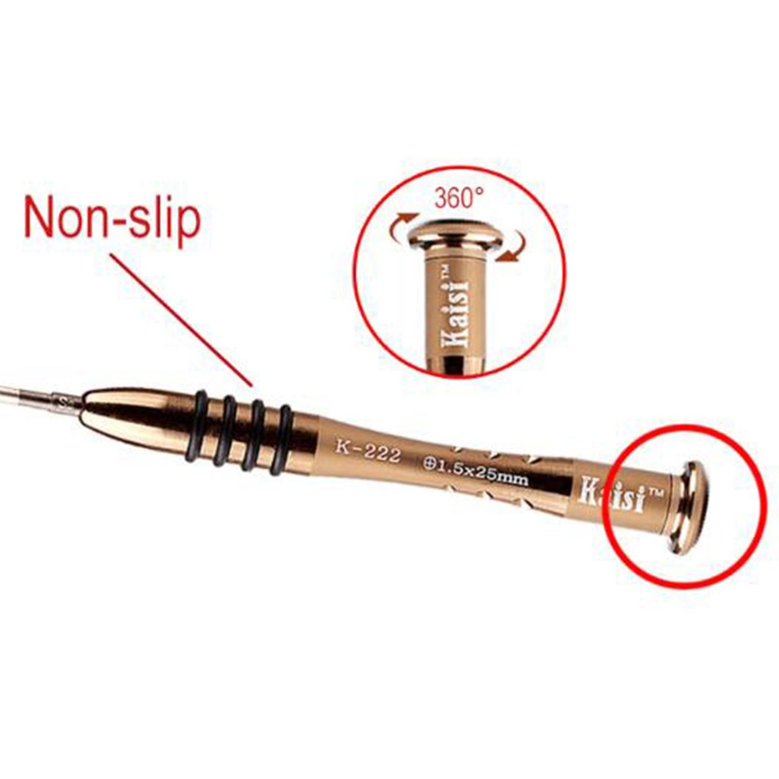 Kaisi K222 Precision Screwdriver Set For Mobile Phone And Tablet Repair - Y Shape 0.6-1915198396499628036